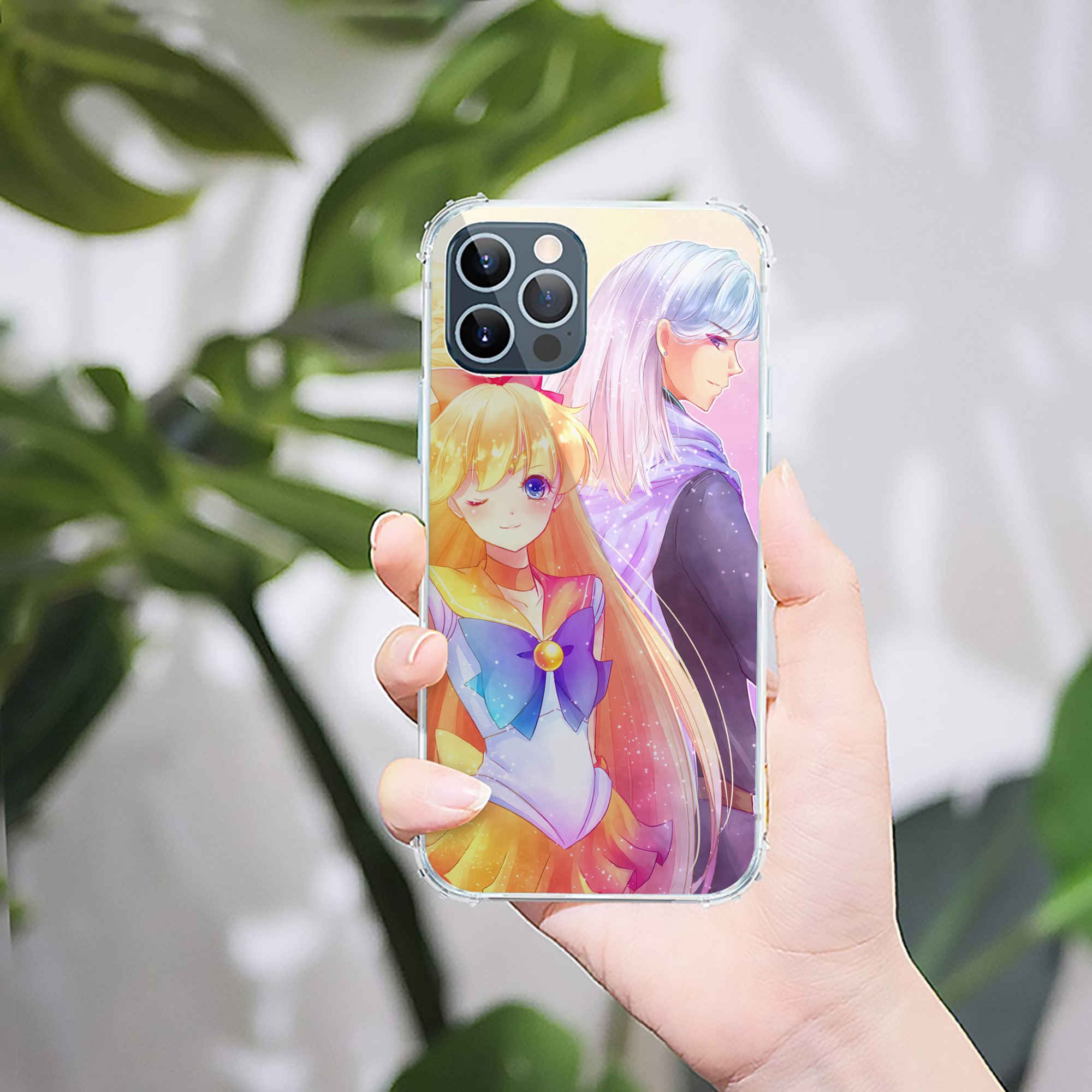 （画像用） 美少女戦士セーラームーン Sailor Moon 【iPhone 12シリーズ対応】透明スマホケース（クリアソフトケース）